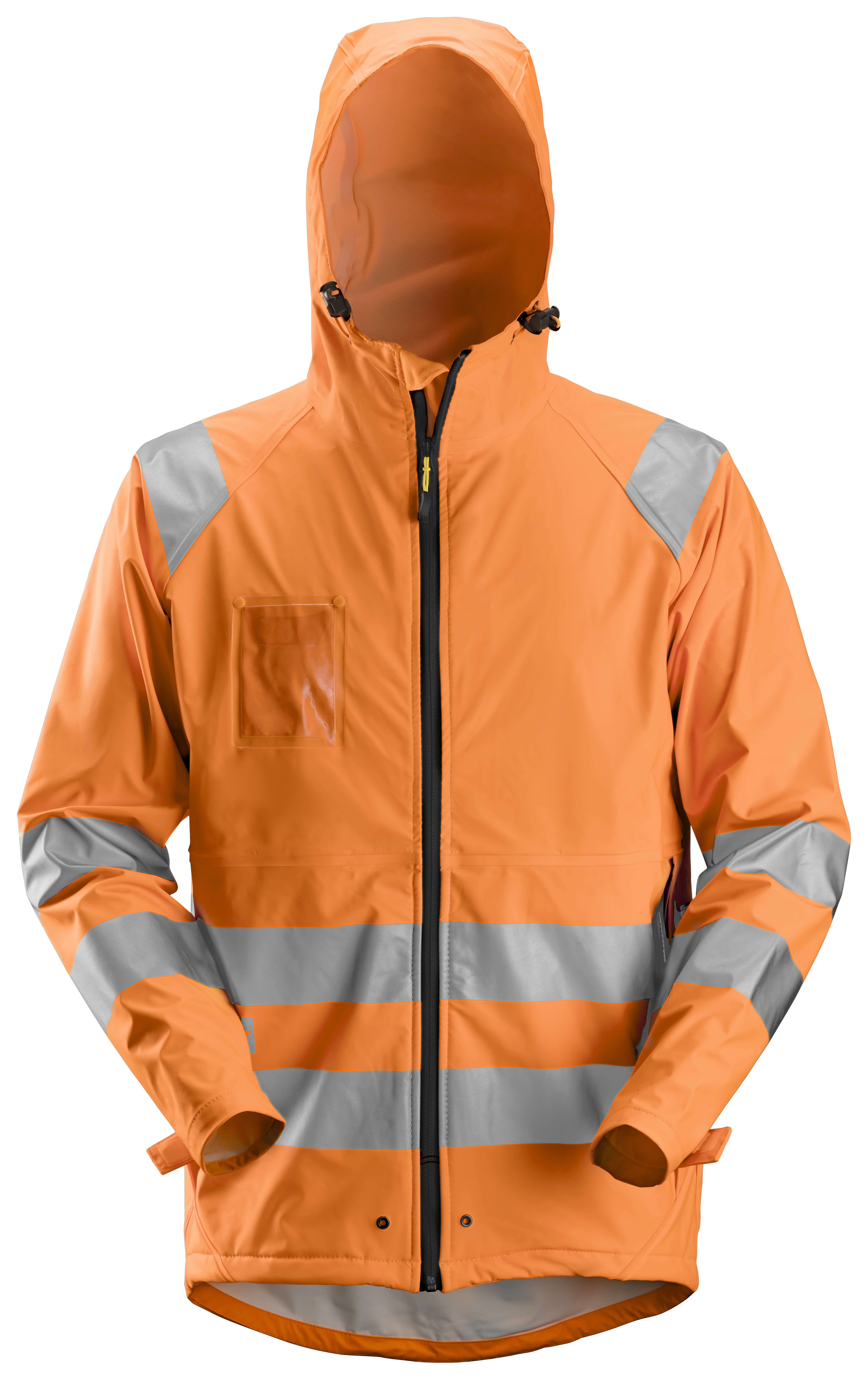 Snickers Workwear – High-Vis, PU Varselregnjacka, klass 3