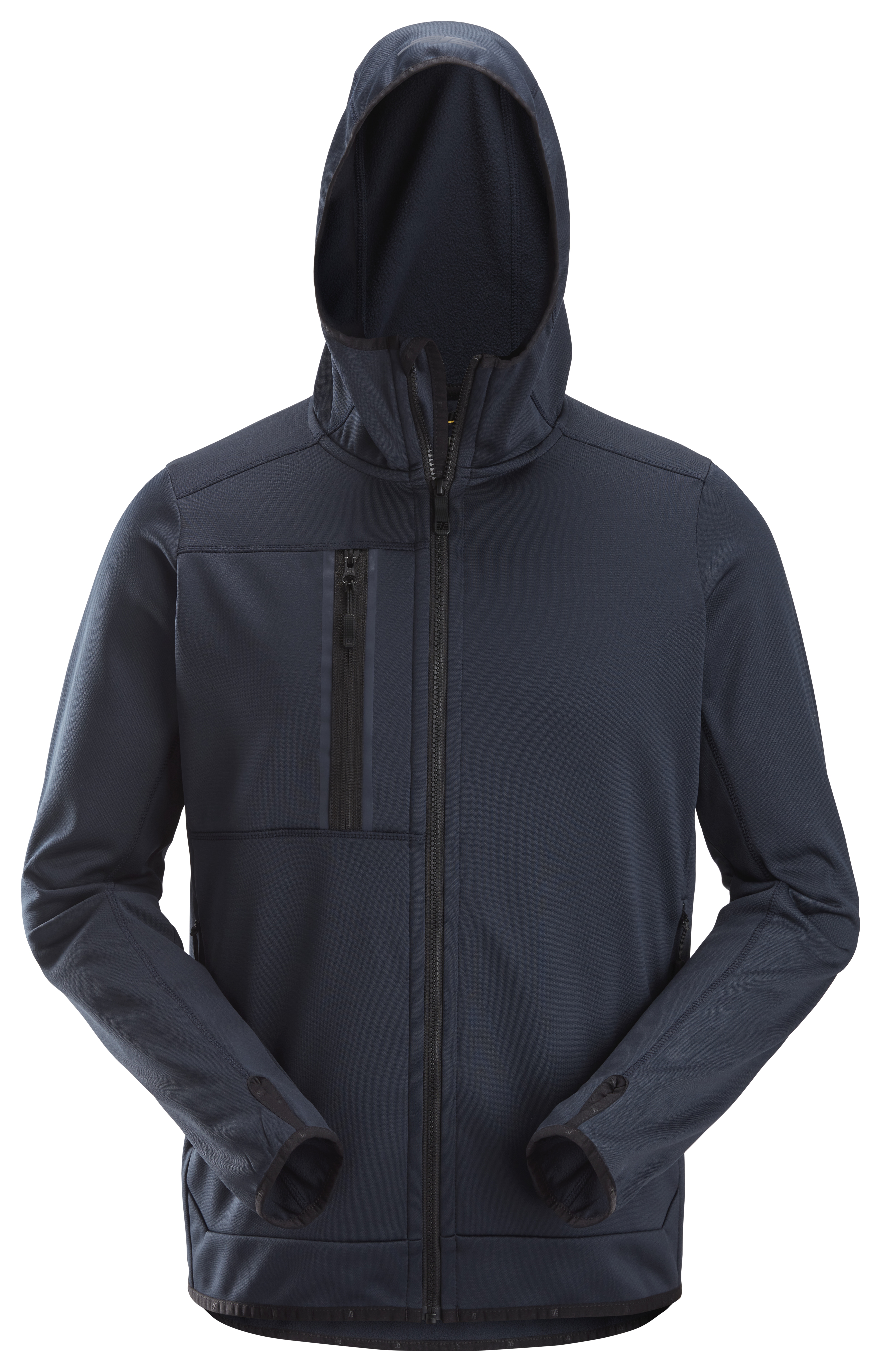 Snickers Workwear – AllroundWork, Huvtröja i fleece med hellång dragkedja - 4