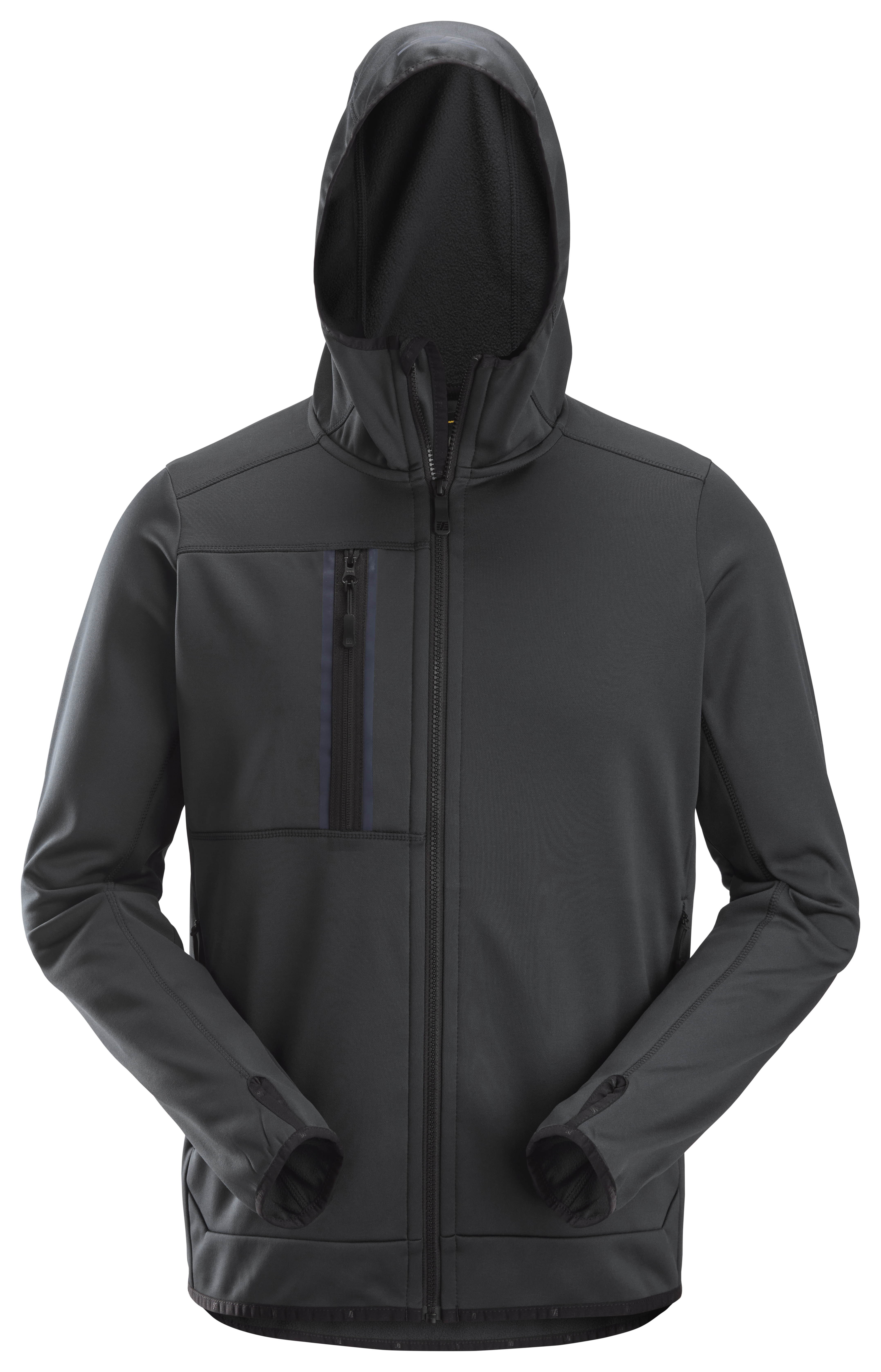 Snickers Workwear – AllroundWork, Huvtröja i fleece med hellång dragkedja - 3