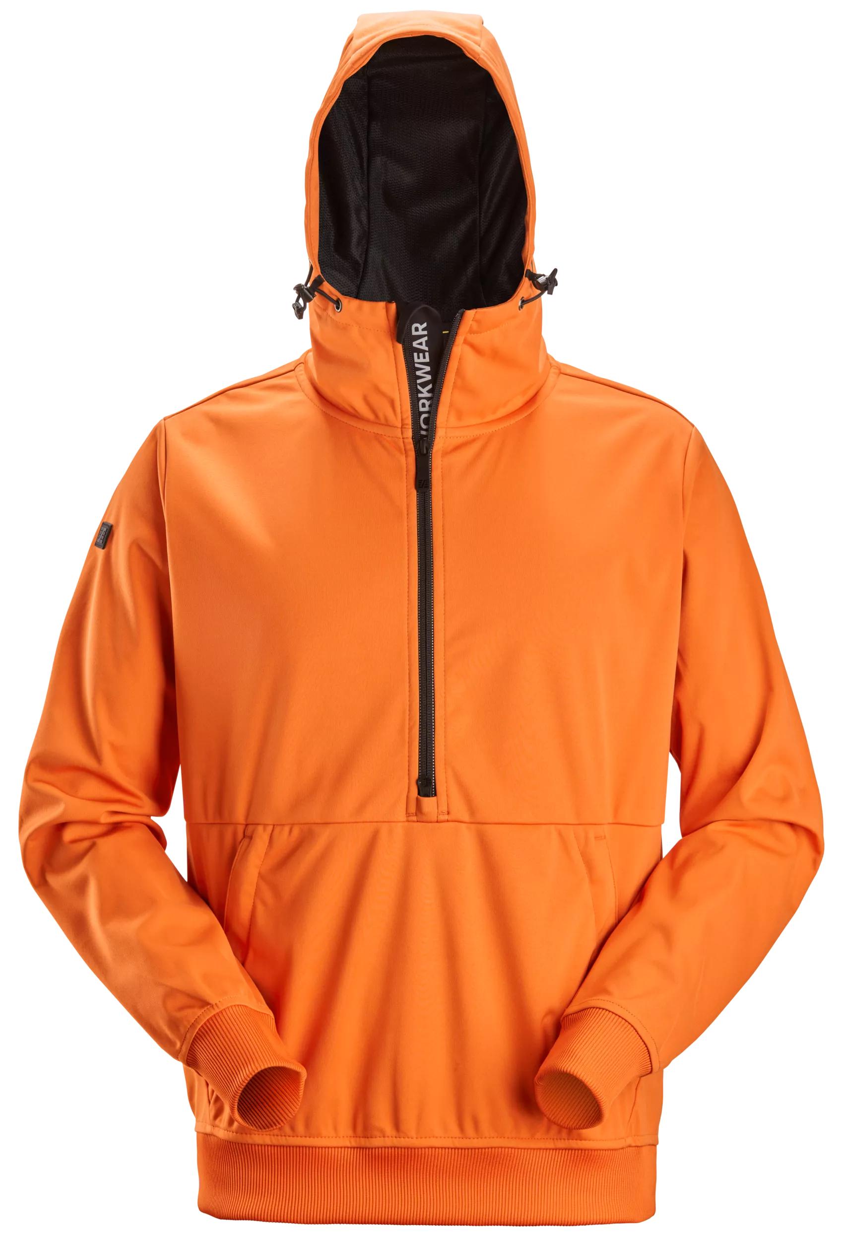 Snickers Workwear – FlexiWork, Vindtät huvtröja i stretch med halvlång dragkedja - 3