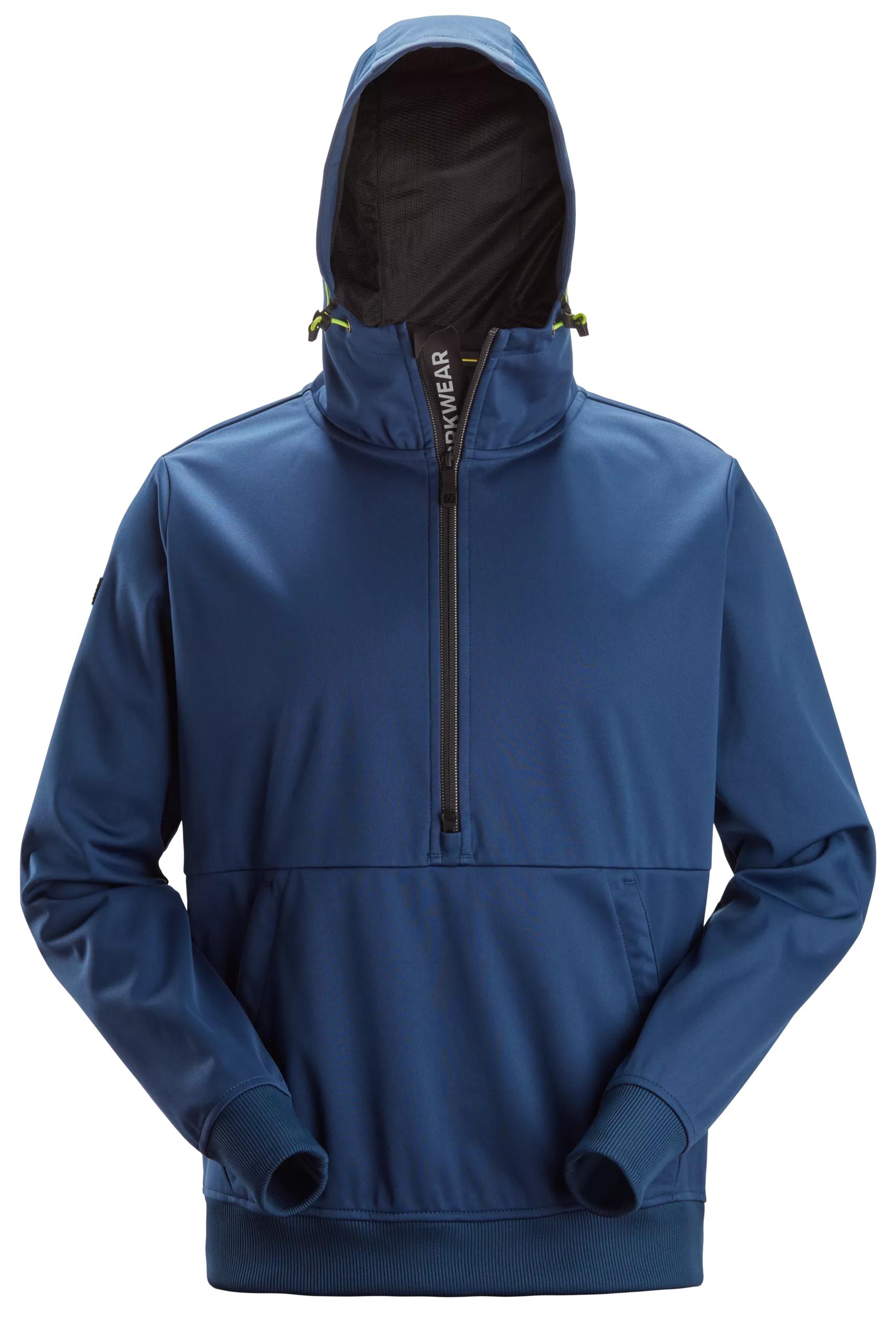 Snickers Workwear – FlexiWork, Vindtät huvtröja i stretch med halvlång dragkedja - 4