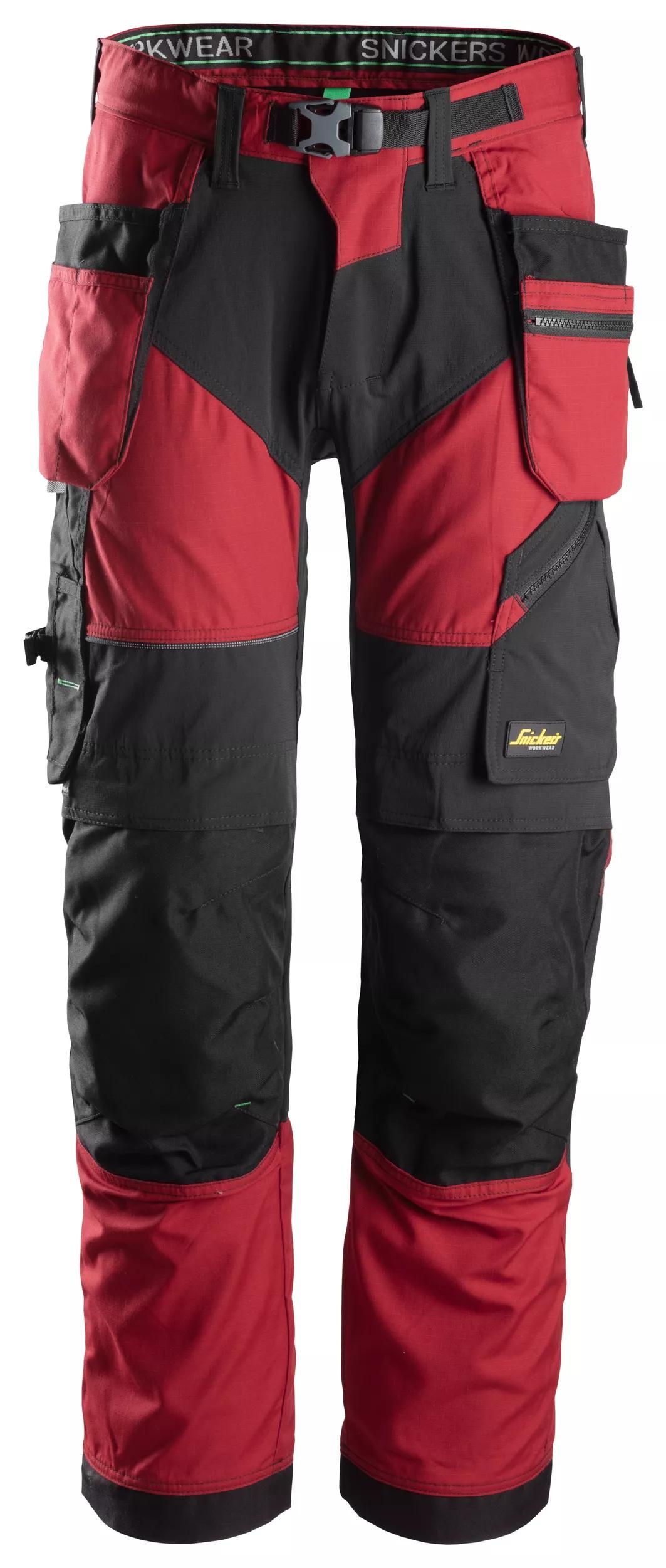 Snickers Workwear – FlexiWork, Arbetsbyxor+ med hölsterfickor - 6