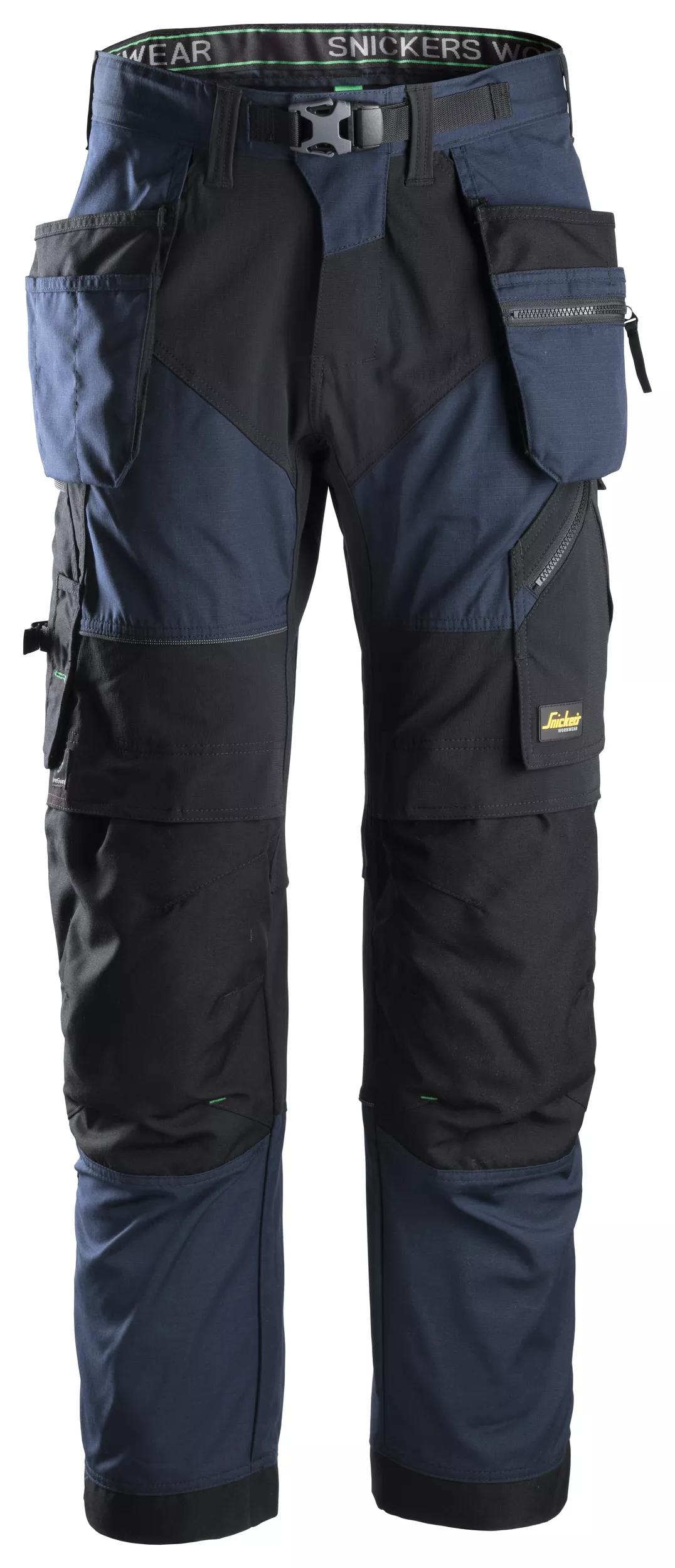 Snickers Workwear – FlexiWork, Arbetsbyxor+ med hölsterfickor - 8