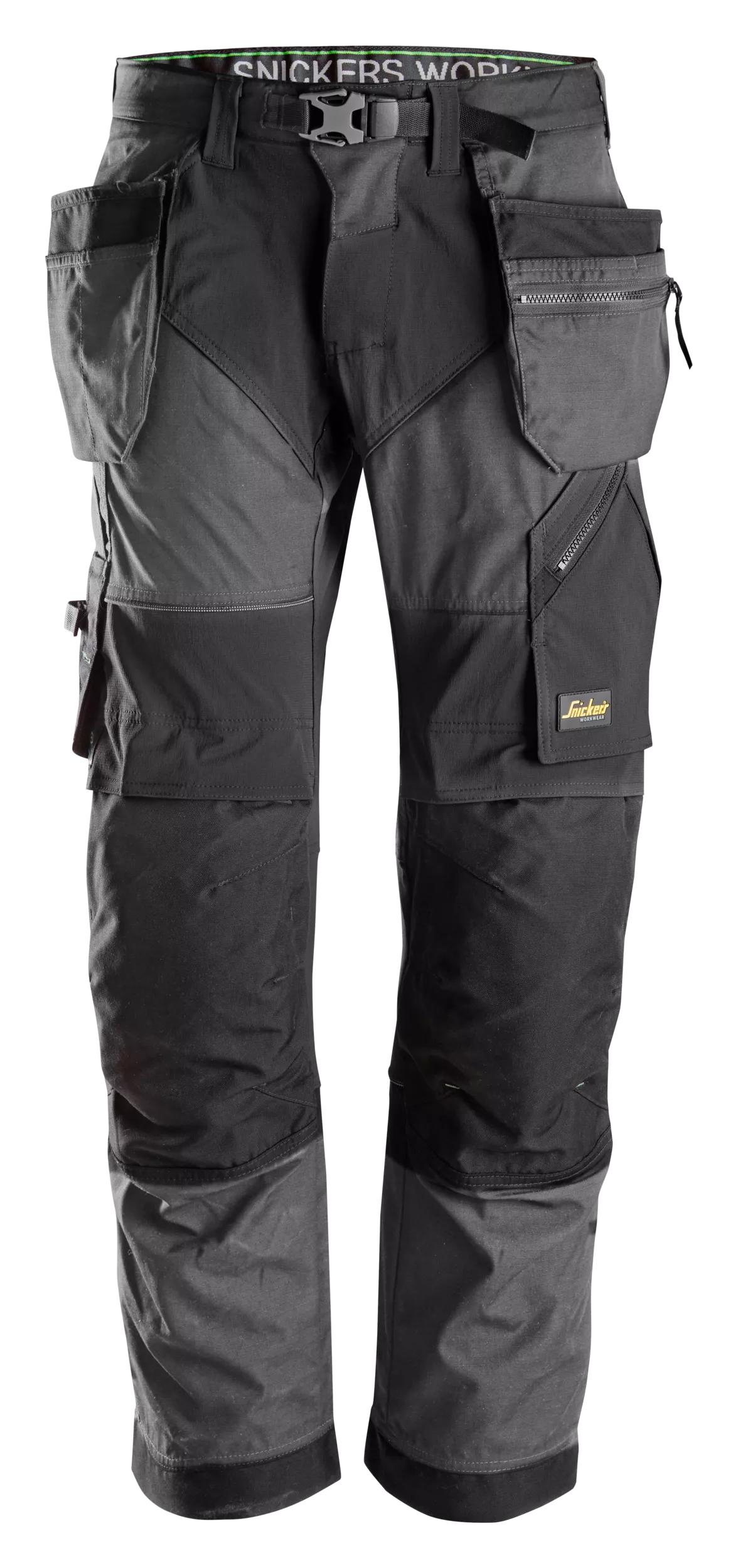 Snickers Workwear – FlexiWork, Arbetsbyxor+ med hölsterfickor - 9