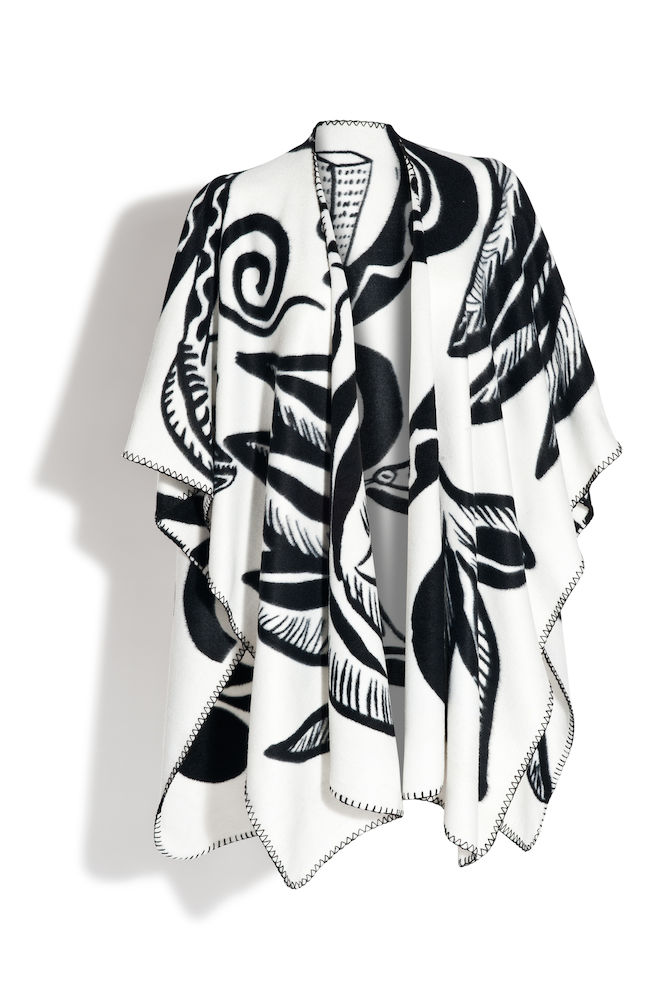 Paradise poncho  Kosta Linnéwäfveri