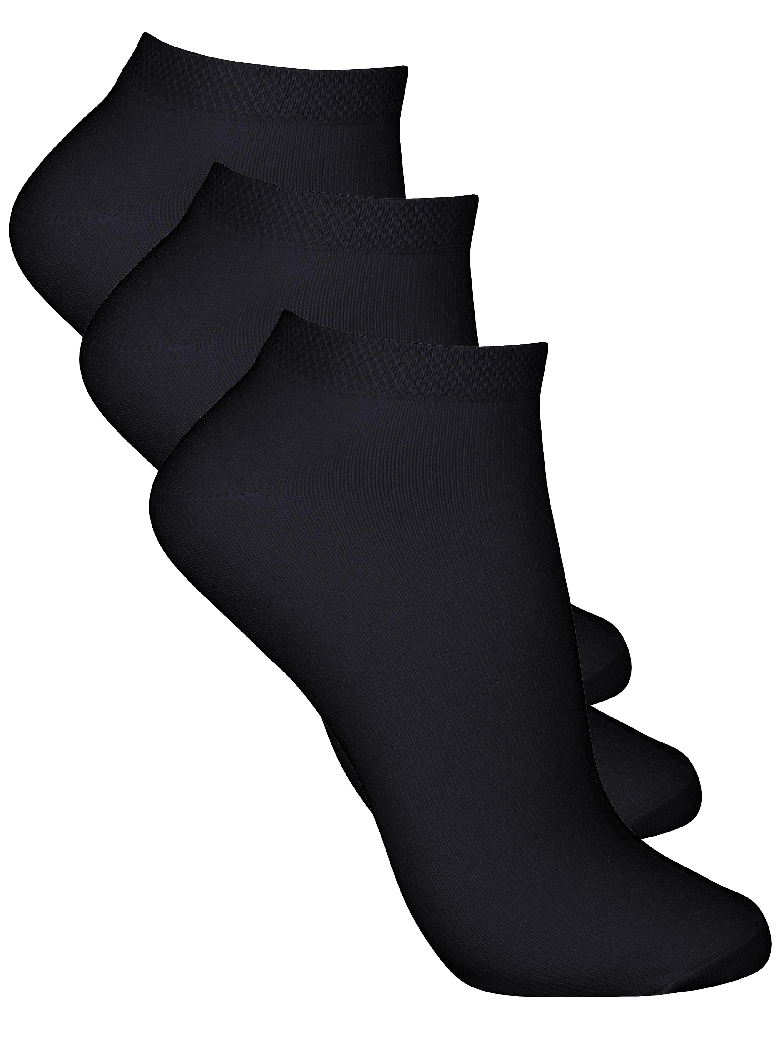 3-pack strumpa av bambu med kort skaft W REA - 3