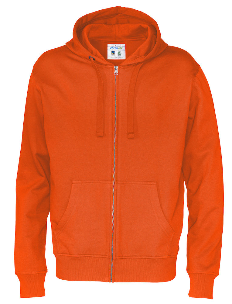  FULL ZIP HOOD MAN Cottover Färg på REA - 5