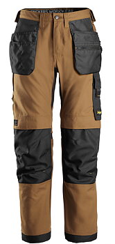 Snickers Workwear – AllroundWork, Stretchbyxor i Canvas+ med hölsterfickor