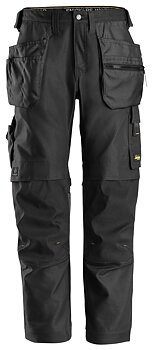 Snickers Workwear – AllroundWork, Stretchbyxor i Canvas+ med hölsterfickor
