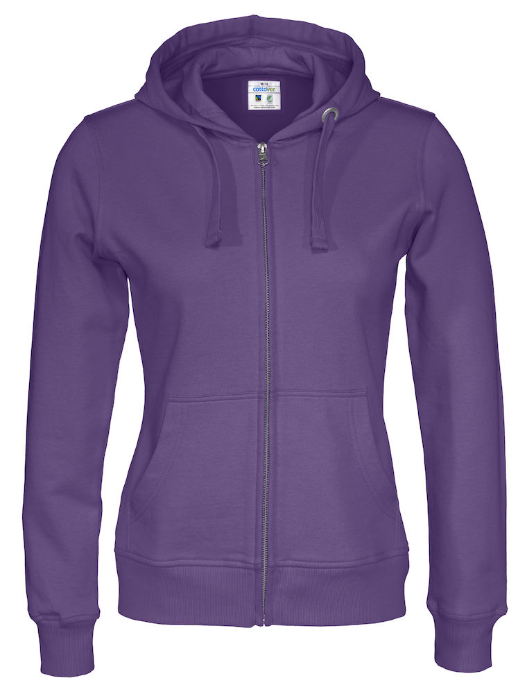  FULL ZIP HOOD LADY Cottover Färg på REA - 8