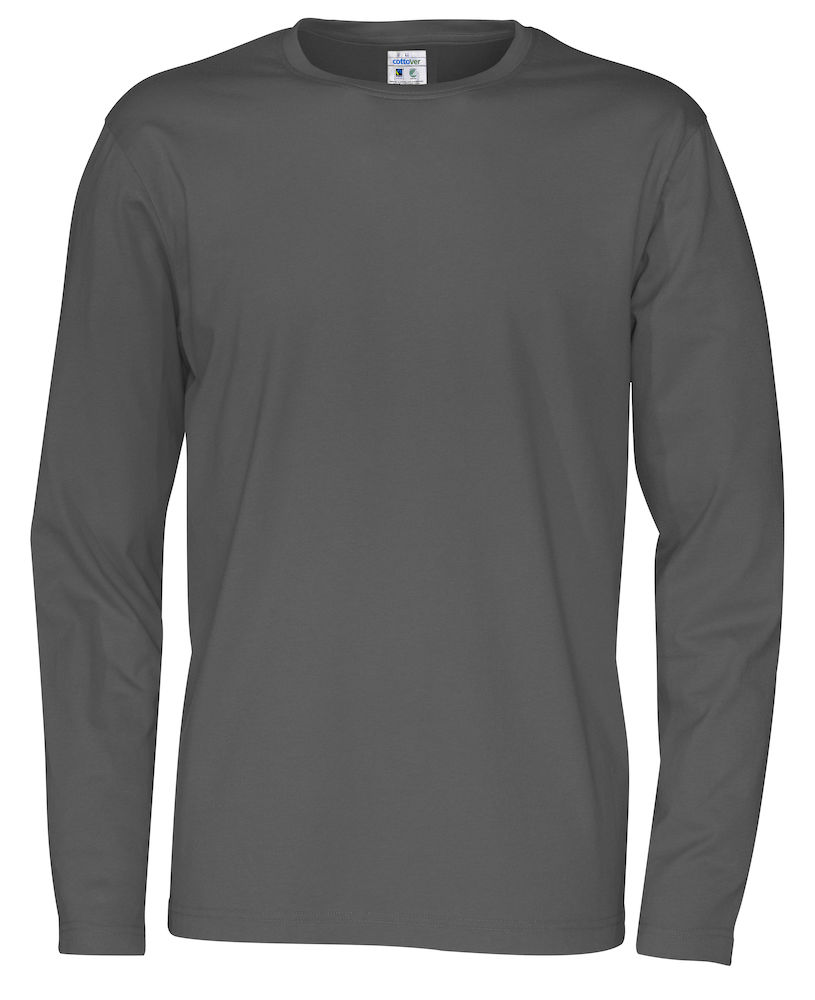 T-shirt Long Sleeve Man Cottover Färg på REA - 10