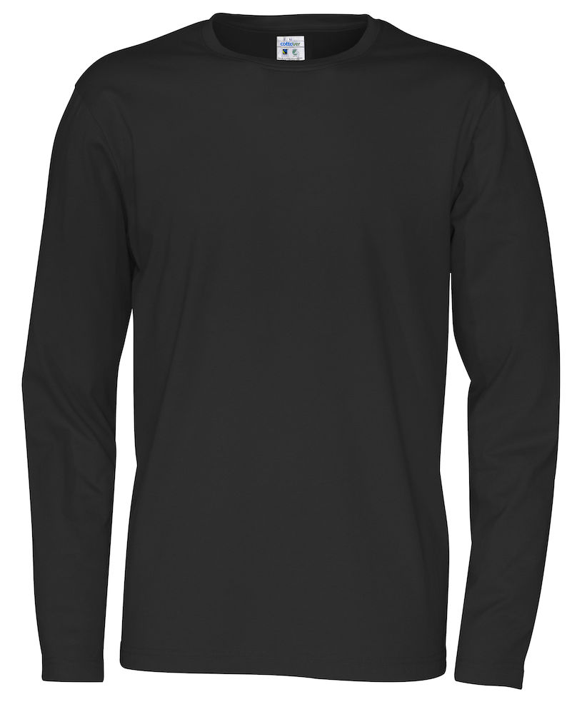 T-shirt Long Sleeve Man Cottover Färg på REA - 11