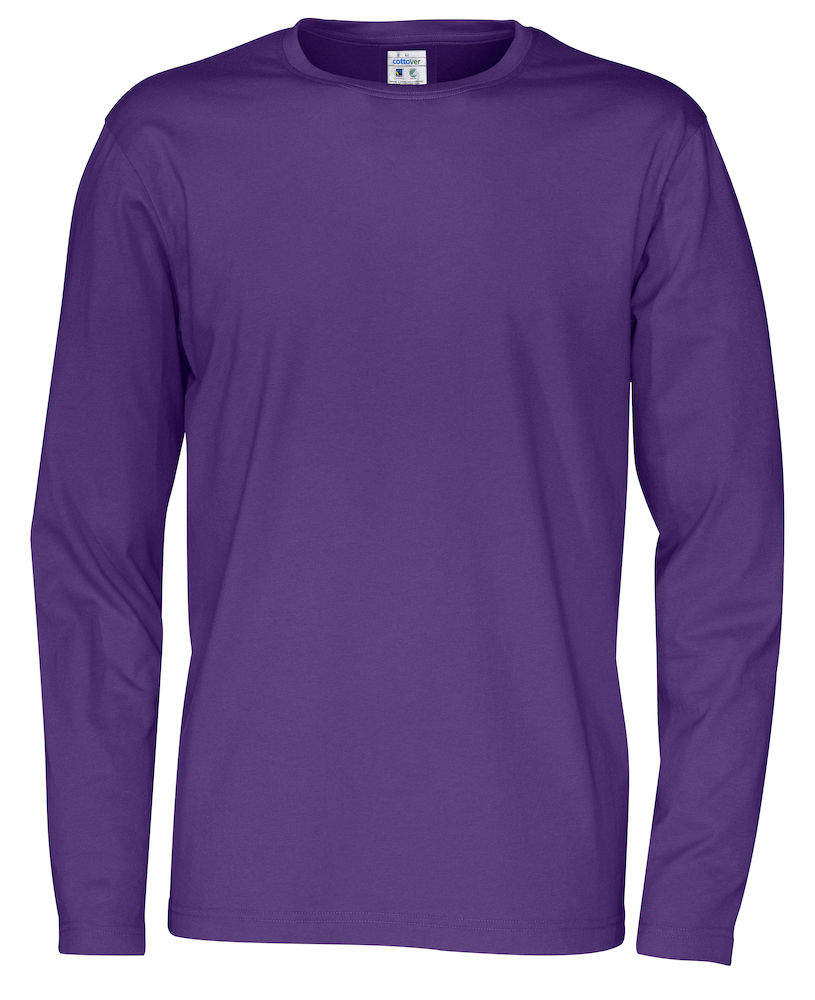 T-shirt Long Sleeve Man Cottover Färg på REA - 9