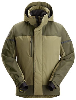 Snickers Workwear – AllroundWork, Vattentät fodrad jacka