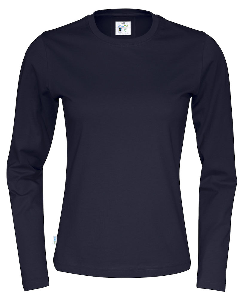 T-shirt Long Sleeve Lady Cottover Färg på REA - 11