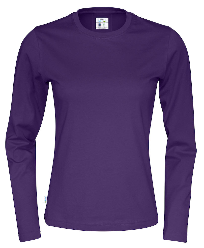 T-shirt Long Sleeve Lady Cottover Färg på REA