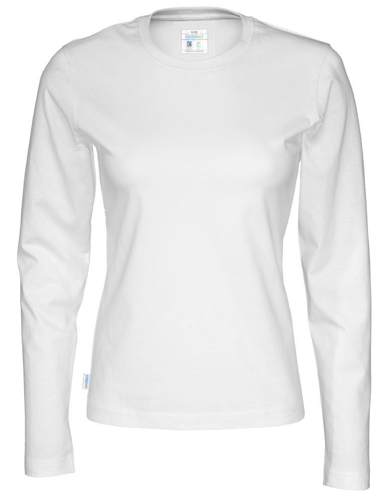 T-shirt Long Sleeve Lady Cottover Färg på REA - 4