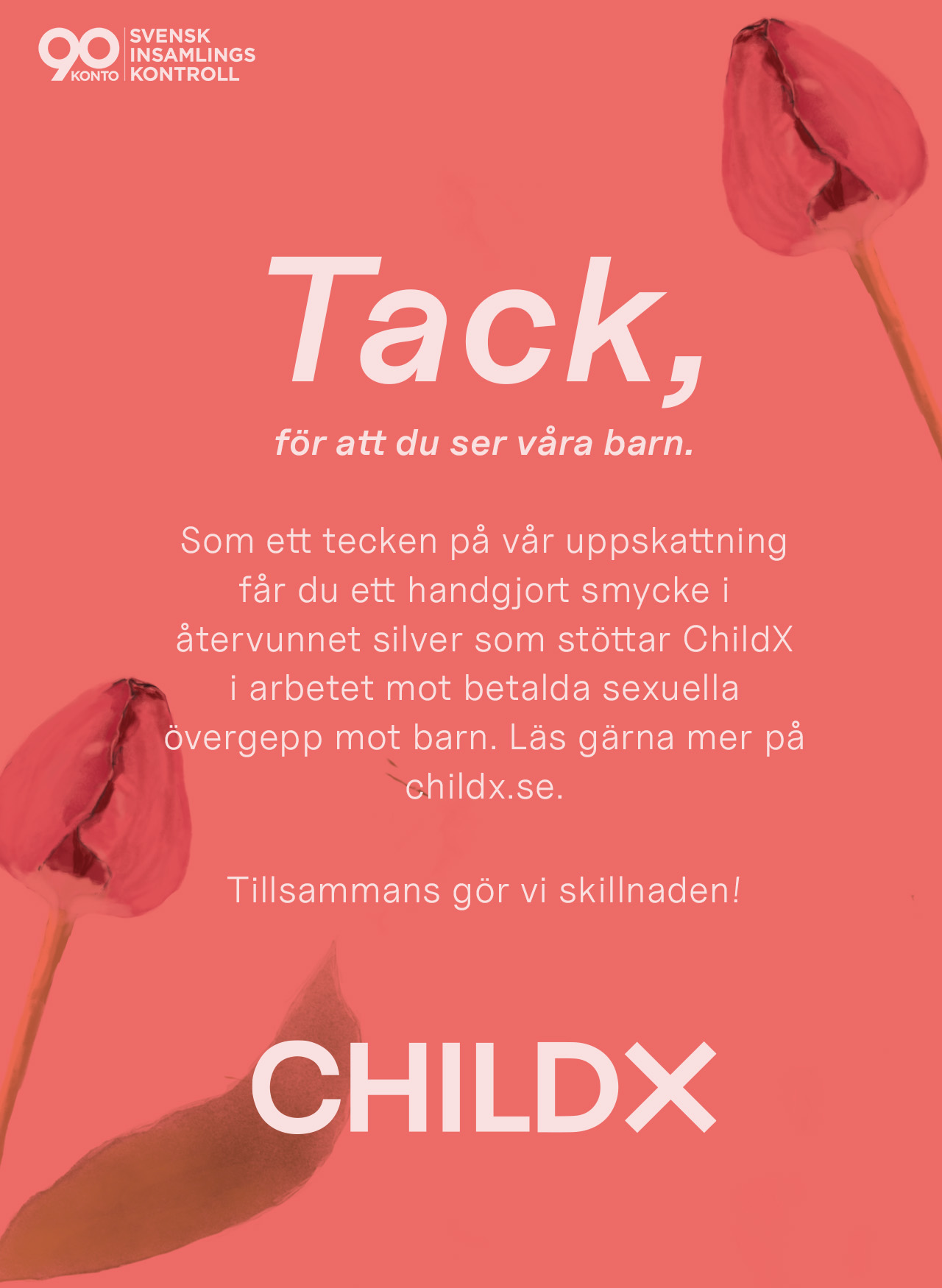 ChildX gåvokort