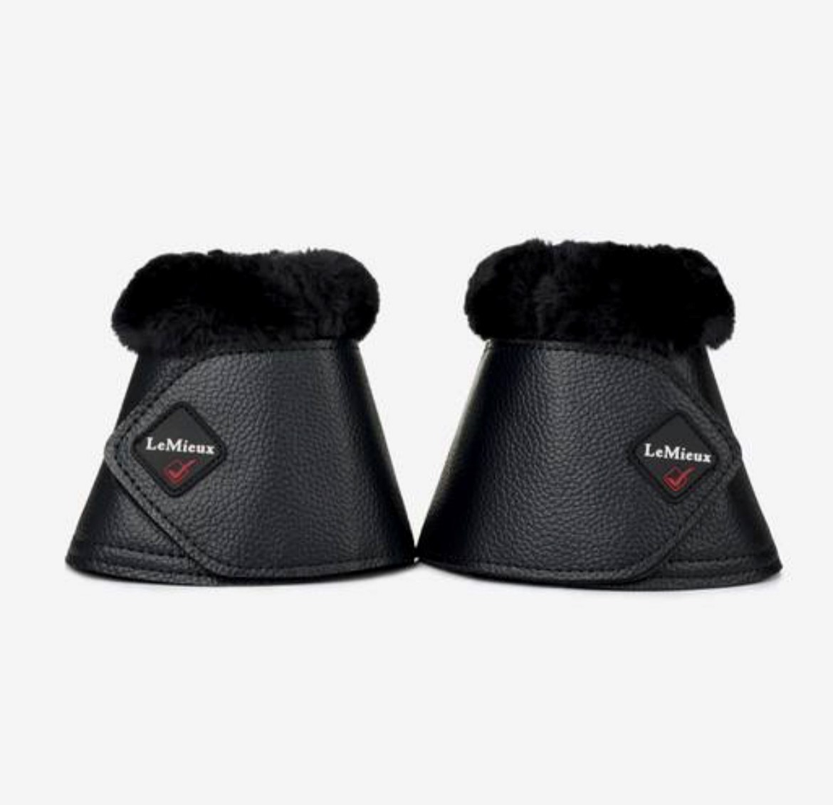 Le Mieux boots WrapRound med fluff svart
