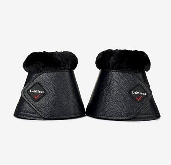 Le Mieux boots WrapRound med fluff svart