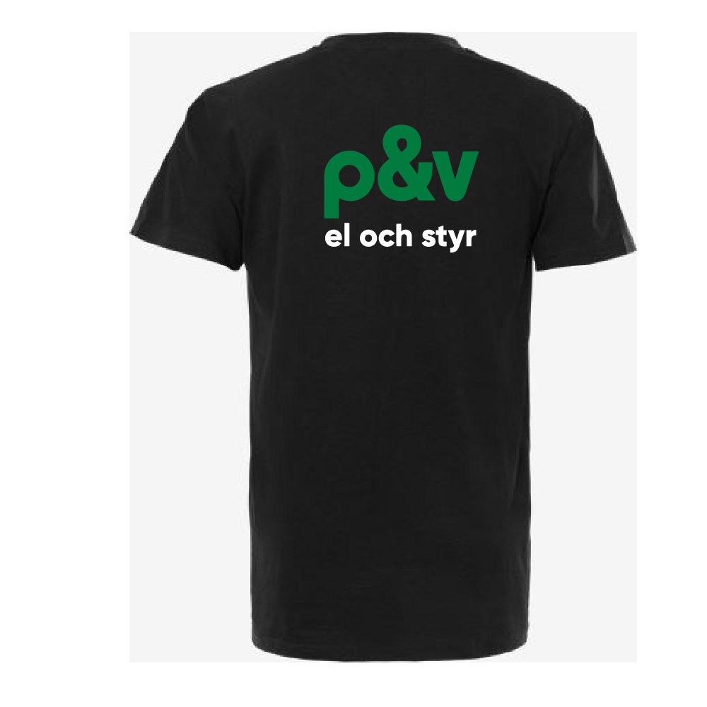 T-shirt,  Svart Fristads, El & styr  - 2