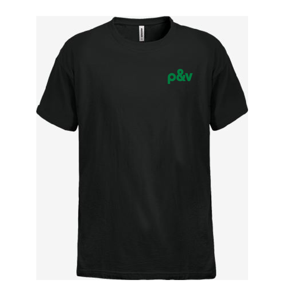 T-shirt, svart Fristads
