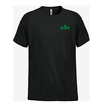 T-shirt, svart Fristads