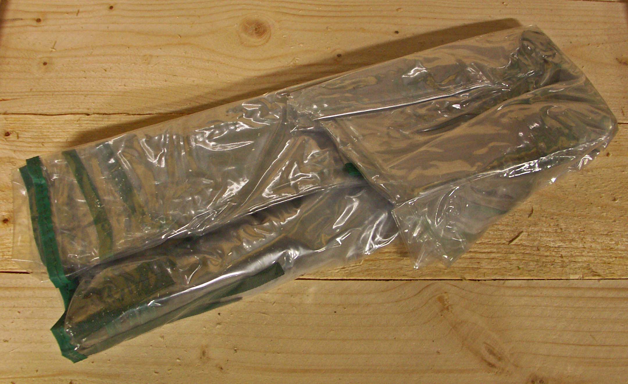 Överdrag i genomskinlig PE-plast till pallkrageväxthus