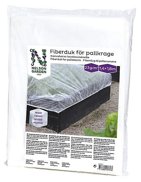Fiberduk för pallkrage med resår