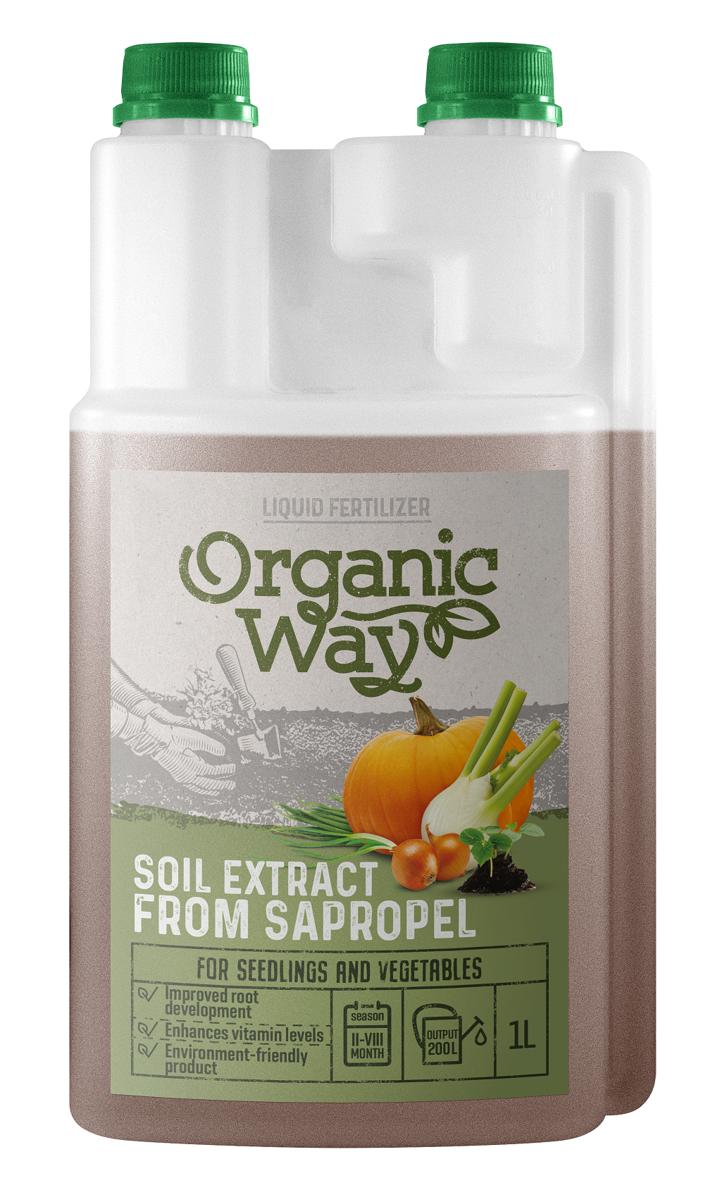 Organic Way Soil Extract from SAPROPAL  för friland och växthus