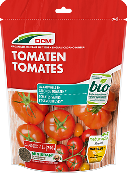 DCM TOMAT & GRÖNSAKSGÖDNING  NPK 6-3-12+BACILLUS 750g