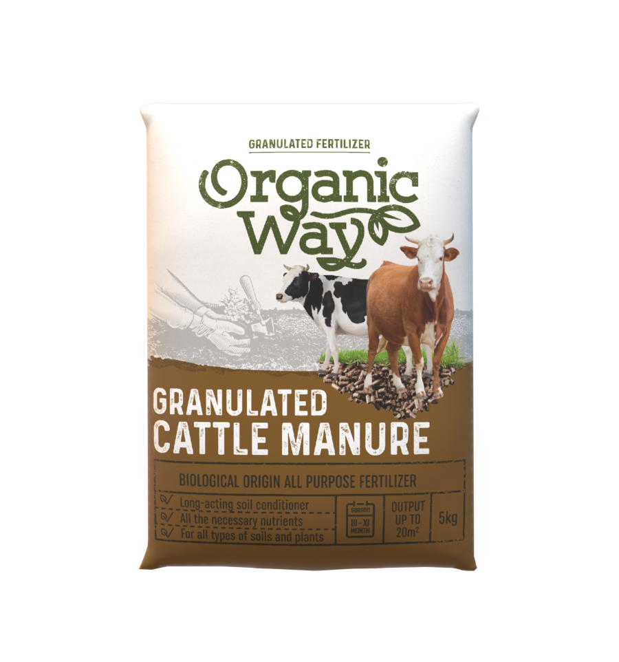 OrganicWay Granulerad kogödsel 5Kg