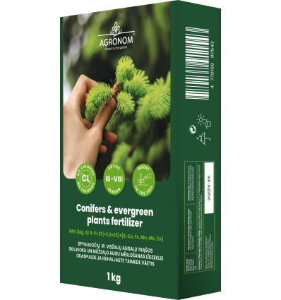 Gödning för barrträd & vintergröna växter 1Kg