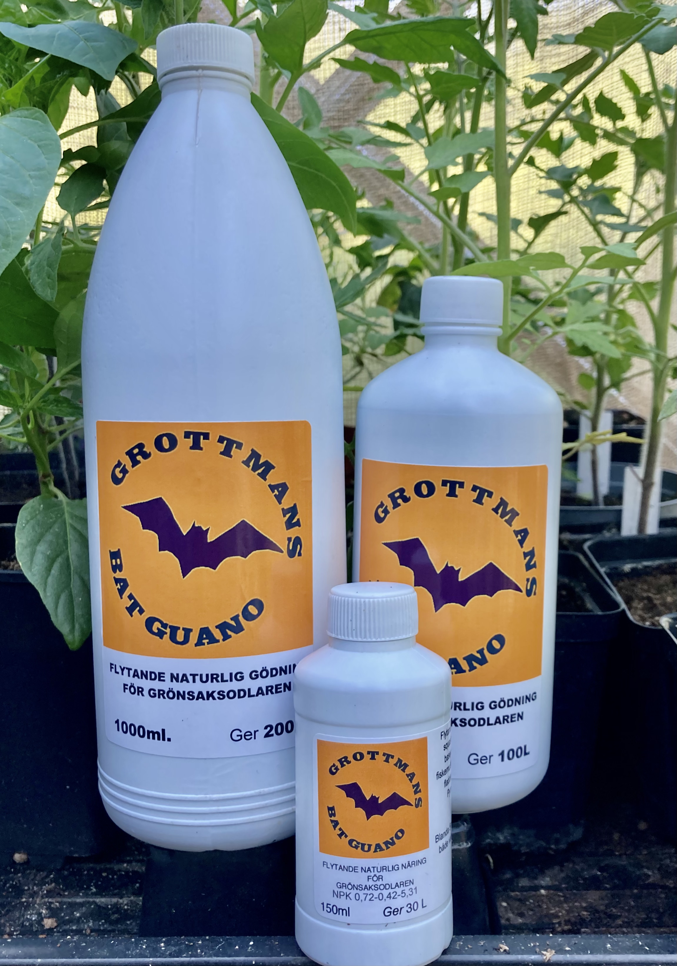 Grottmans Flytande Näring 150ml, 500ml & 1000ml TESTAD -PYRALIDFRI