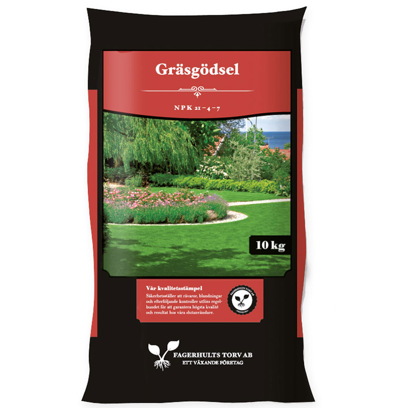 Gräsgödsel NPK 21-4-7+3s 10Kg