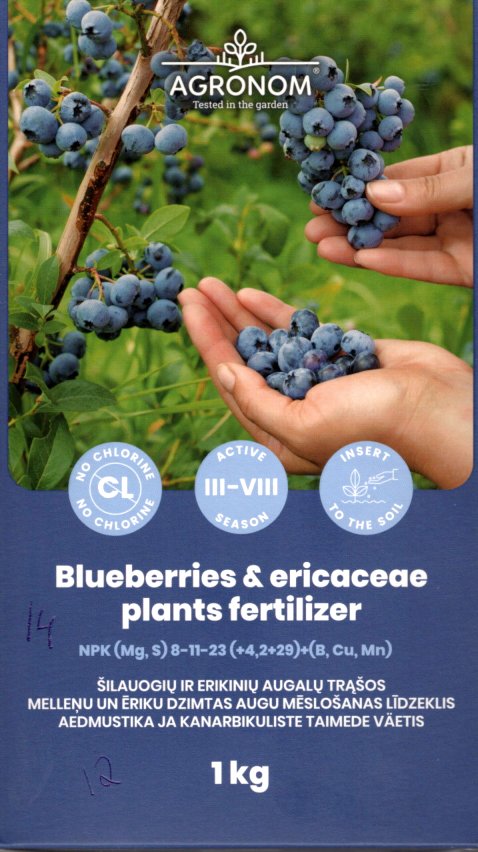 Gödning för Blåbär och ericaceae surjordsväxter 1Kg