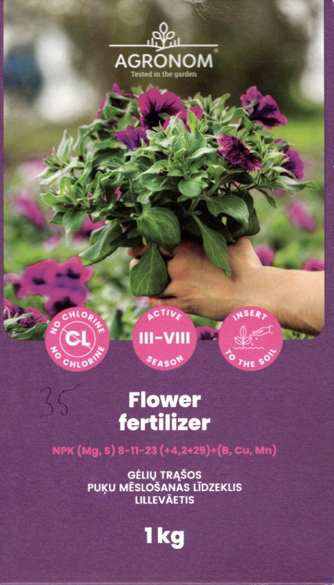 Gödning för Blommor  1Kg