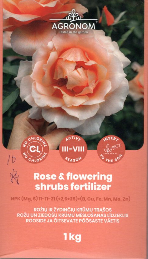 Gödning för Rosor och blommande buskar  1Kg