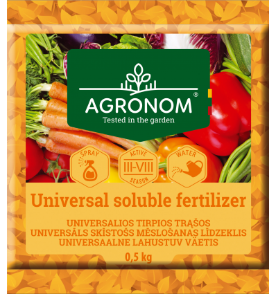Agronom Universal tilläggsgödning vattenlöslig 500g