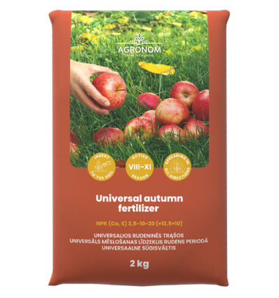 UNIVERSELLT HÖSTGÖDSEL NPK 3,5-10-20 2kg