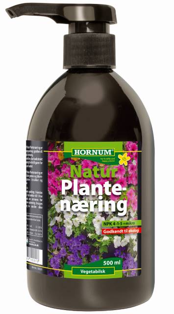 HORNUM Natur Växtnäring 4-1-5 500ml pumpflaska