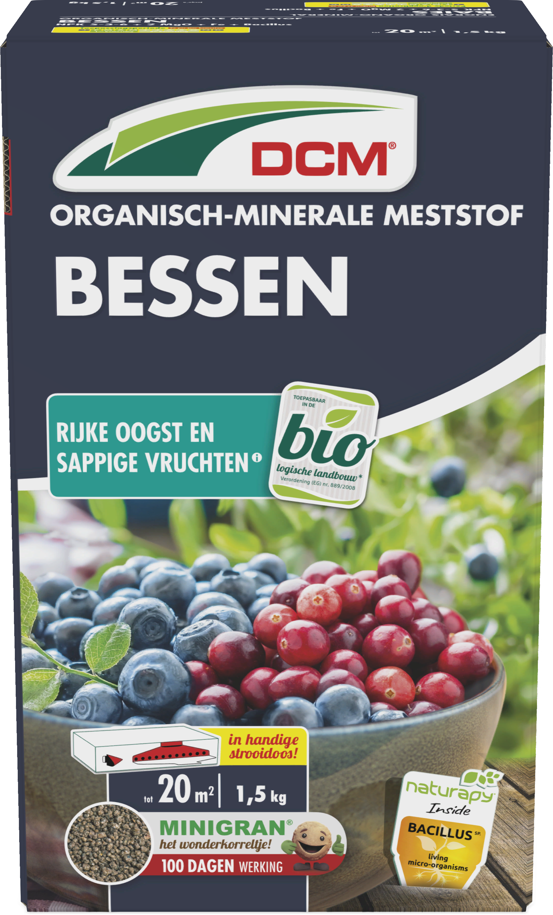 DCM Bärgödsel  NPK 5-3-6 + Mg + Fe med bacillus