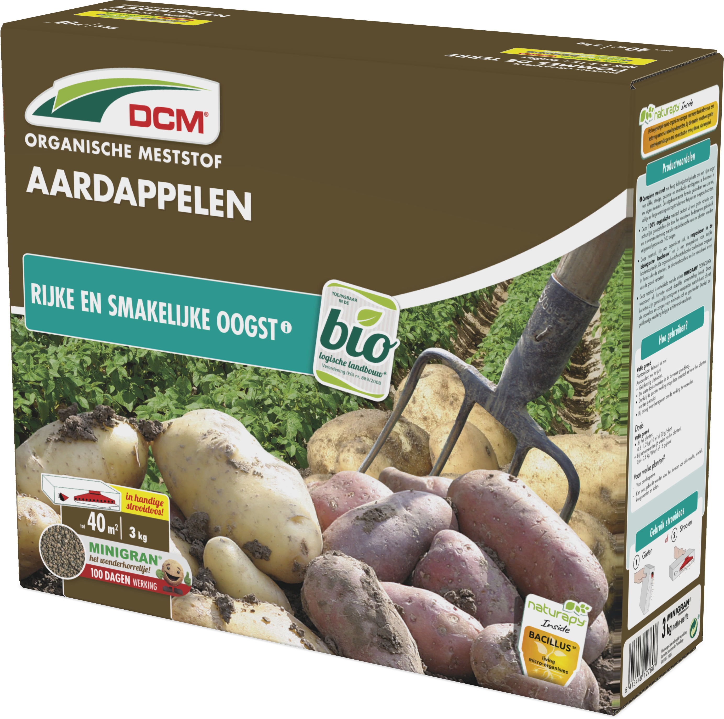 DCM Organiskt  Potatisgödsel  NPK 5-4-15  med bacillus - 2