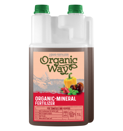 Organic Way Flytande Gödning för Chili, paprika och tomater 1 liter