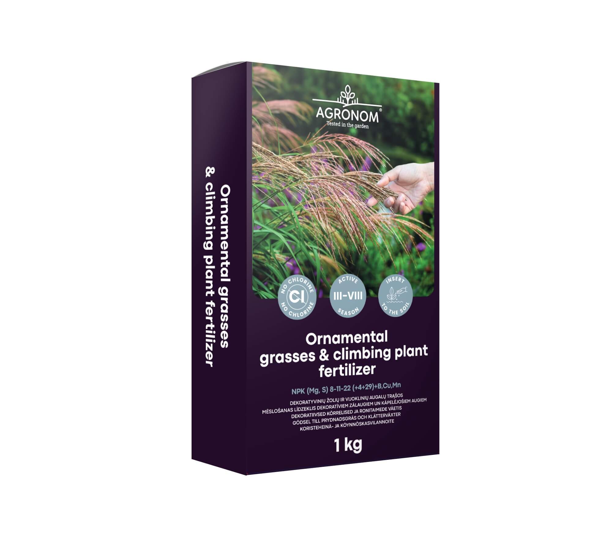 Agronom Gödning för prydnadsgräs och klätterväxter 1Kg