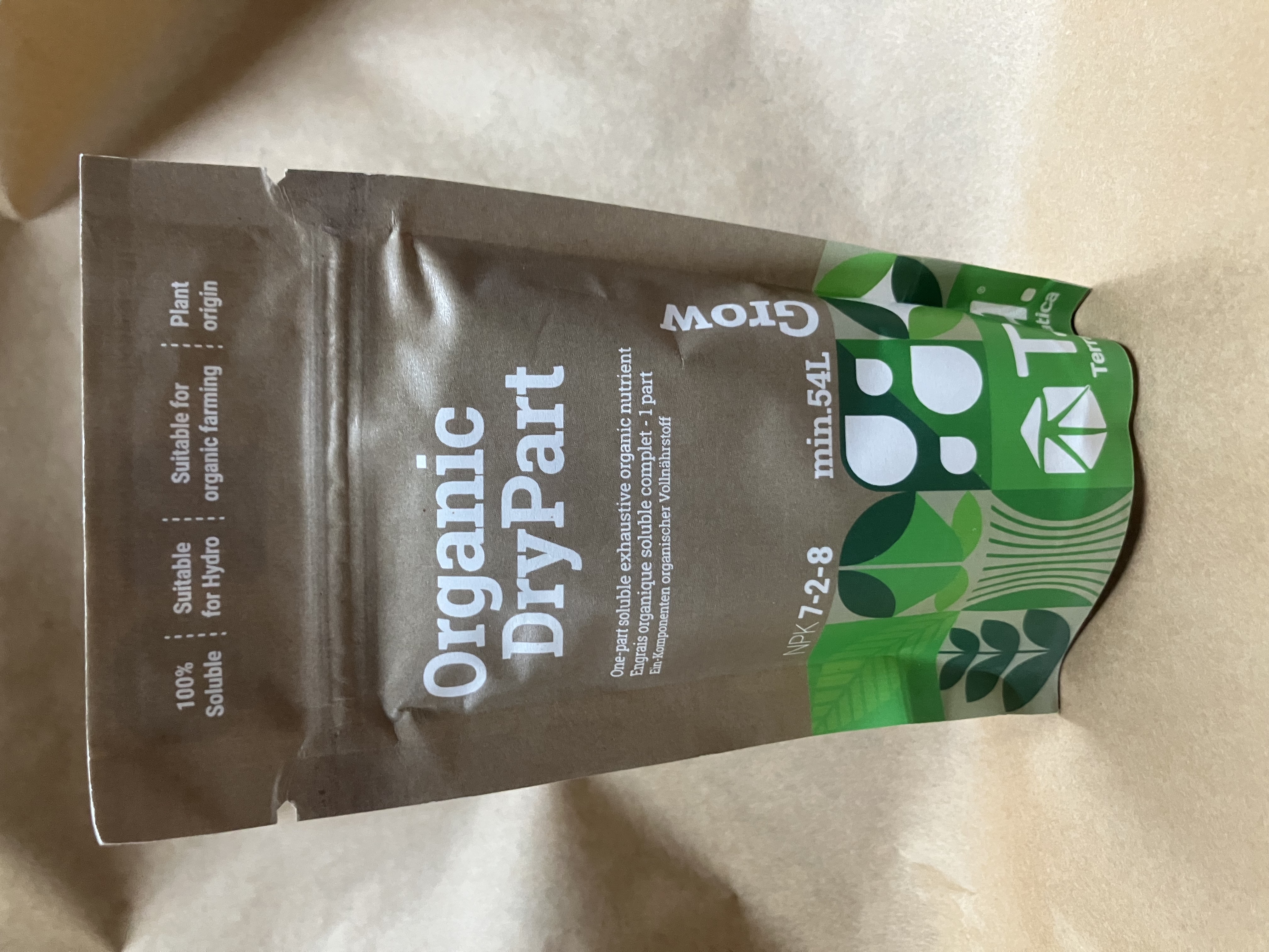 T.A. Organic DryPart Grow  70g & 400g