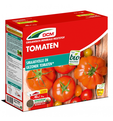 DCM TOMAT & GRÖNSAKSGÖDNING  NPK 6-3-12+BACILLUS 3Kg