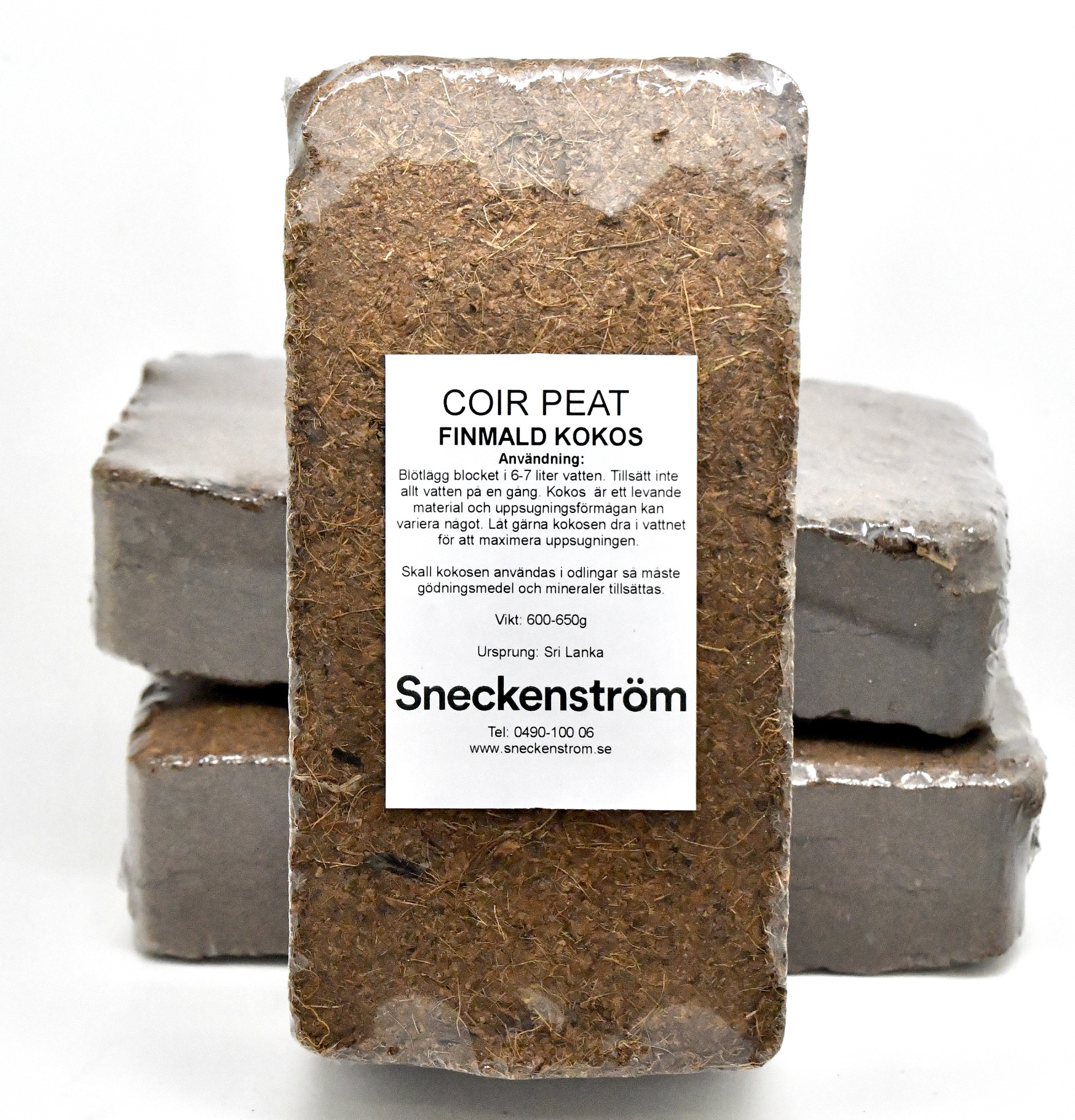 Coir Peat block / Kokosfiber finmald