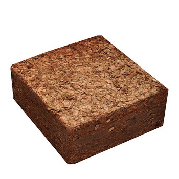 Coir Husk block / Kokosfiber hackad 4,5Kg block 12-18mm