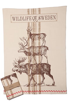 Handduk - Wild life of Sweden